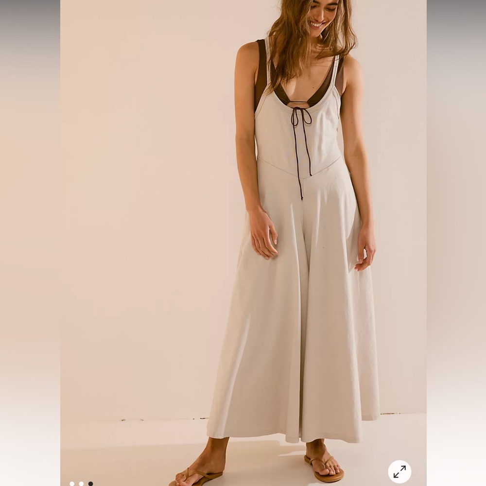 Free people wide leg romper - Picture 8 of 9